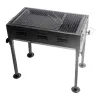 Black portable stainless steel barbecue grill, home, outdoor and camping folding grill Item Picture